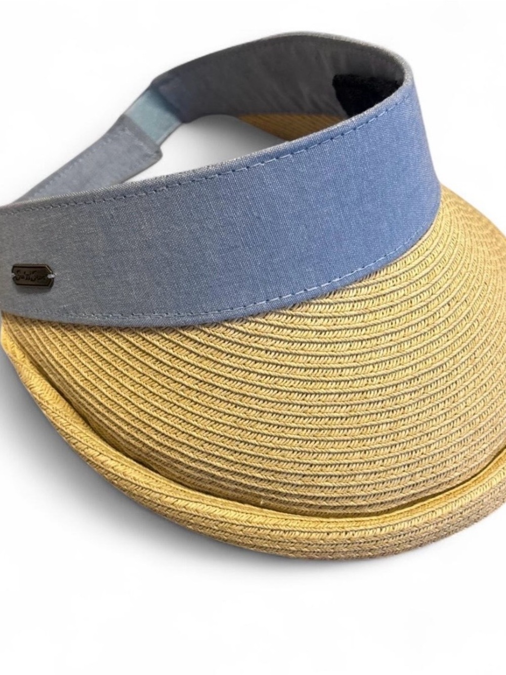 ⭐ Sea N' Sand Straw Roll-Up Visor Hat ⭐